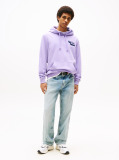 Μωβ Hoody Με Φινίρισμα Και Λογότυπο Στο Πίσω Μέρος  Άνδρες