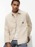 Beige Brick Cord Overshirt  Men