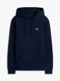Blue Tommy Badge Brushed Terry Hoody  Men