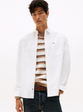 Beige Relaxed Fit Oxford Shirt  Men