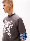 Grey 90s Crew Neck T-Shirt  Men