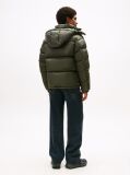 Green Water Repellent Ripstop Alaska Puffer Jacket  Men
