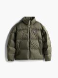 Green Water Repellent Ripstop Alaska Puffer Jacket  Men