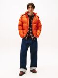 Orange Water Repellent Ripstop Alaska Puffer Jacket  Men