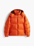 Orange Water Repellent Ripstop Alaska Puffer Jacket  Men