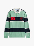 Multi Heritage Relaxed Stripe Rugby Shirt  Men