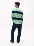 Multi Heritage Relaxed Stripe Rugby Shirt  Men
