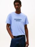 Μωβ Κοντομάνικο T-Shirt Σε Κανονική Γραμμή Με Tonal Λογότυπο  Άνδρες