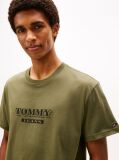 Πράσινο Κοντομάνικο T-Shirt Σε Κανονική Γραμμή Με Tonal Λογότυπο  Άνδρες