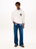 White 90s Dollar Graphic Hoody  Men
