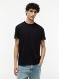 Μαύρο T-Shirt Με Κλασική Λαιμόκοψη Και Σημαία Tommy  Άνδρες