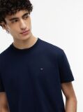 Μπλε T-Shirt Με Κλασική Λαιμόκοψη Και Σημαία Tommy  Άνδρες