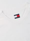 Άσπρο Slim Βαμβακερό T-Shirt Με Signature Λογότυπο  Άνδρες