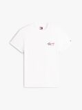 Μπεζ Slim Βαμβακερό T-Shirt Με Signature Λογότυπο  Άνδρες
