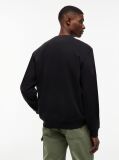 Black Logo Regular Crew Neck Sweatshirt  Men