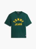 Green Classic Logo Oversized Jersey T-Shirt  Men