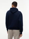 Blue Classic Logo Relaxed Fleece Hoody  Men