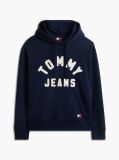 Blue Classic Logo Relaxed Fleece Hoody  Men