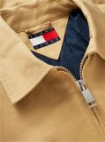 Beige Peached Twill Harrington Jacket  Men