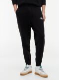 Black Signature Logo Cuffed Joggers  Men