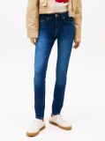Denim Sophie Low Rise Skinny Faded Jeans  Women