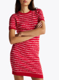 Multi Print Mini Jumper Dress  Women
