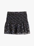 Multi Floral Print Tiered Mini Skirt  Women