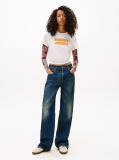 Beige Essential Regular Logo Tee  Women