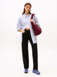 Denim Μαύρο Slim Τζιν Σε Ίσια Γραμμή Με Κανονική Μέση  Γυναίκες