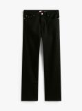 Denim Μαύρο Slim Τζιν Σε Ίσια Γραμμή Με Κανονική Μέση  Γυναίκες