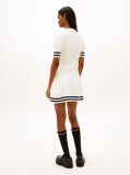 White Fit & Flare Polo Mini Dress  Women