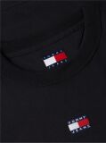 Black Boxy Badge Tee  Women