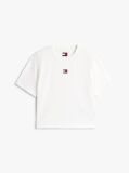 Beige Boxy Badge Tee  Women