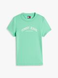 Μπλε Slim T-Shirt Με Κλασική Λαιμόκοψη Και Λογότυπο  Γυναίκες