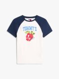 Μπεζ Slim T-Shirt Με Ραγκλάν Μανίκια Και Σχέδιο  Γυναίκες