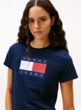 Blue Tonal Tommy Flag T-Shirt  Women
