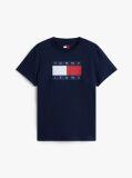 Blue Tonal Tommy Flag T-Shirt  Women