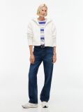 White Teddy Fleece Zip-Thru Hoody  Women