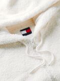 White Teddy Fleece Zip-Thru Hoody  Women