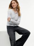 Denim Claire Ψηλόμεσο Wide Μαύρο Τζιν  Γυναίκες