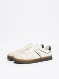 Μαύρο The Greenwich Δερμάτινα Sneakers Με Colour-Pop Λεπτομέρειες  Άνδρες