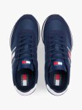 Μπλε Sneakers Με Μίξη Υφών Και Πίσω Αντίθεση  Άνδρες