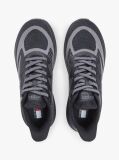 Black Jacquard Knit Logo Trainers  Men