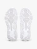 White Jacquard Knit Logo Trainers  Men