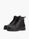 Black Archive Warm Lined Leather Lace-Up Boots  Men