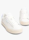 Μπλε Essential Δερμάτινα Sneakers Με Λεπτομέρειες Σε Αντίθεση  Γυναίκες