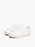 Μπλε Essential Δερμάτινα Sneakers Με Λεπτομέρειες Σε Αντίθεση  Γυναίκες