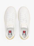 Κίτρινο Essential Δερμάτινα Sneakers Με Λεπτομέρειες Σε Αντίθεση  Γυναίκες