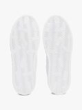 Άσπρο Sneakers Με Ανάγλυφο Λογότυπο Σε Αντίθεση  Γυναίκες