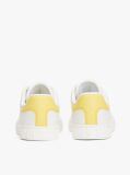Κίτρινο Sneakers Με Ανάγλυφο Λογότυπο Σε Αντίθεση  Γυναίκες